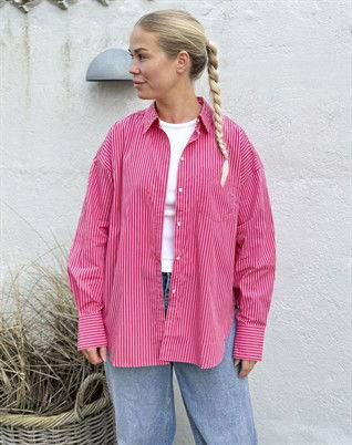 Jamie Relaxed Poplin Skjorte